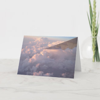 Wings In Clouds Card