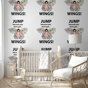 Wings Jump Because You Have Got Wings Wallpaper