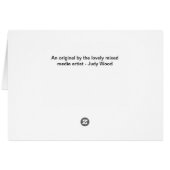 Wings & Lace - Blank Card (Back Horizontal)