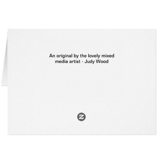 Wings & Lace - Blank Card (Back Horizontal)