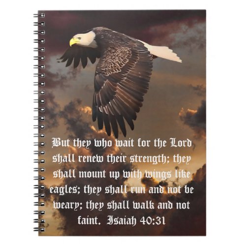 WINGS LIKE EAGLES _ ISAIAH 4031 NOTEBOOK