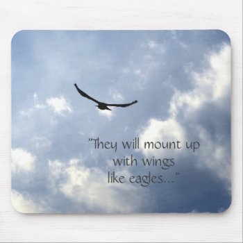 Wings Like Eagles Mousepad by Westerngirl2 at Zazzle