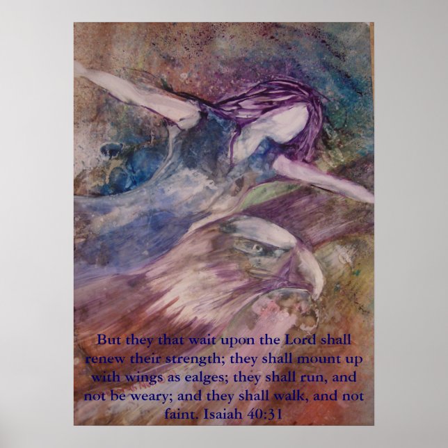 "Wings Like Eagles" Poster (Front)