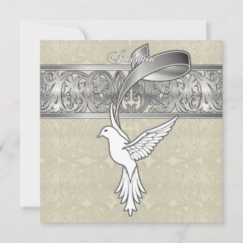 Wings Of A Dove Invitation by ArtDivination at Zazzle
