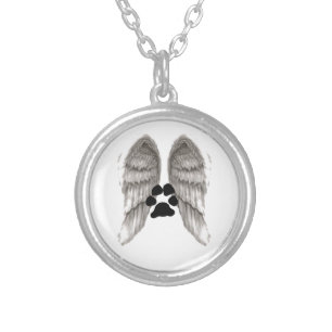 Wings Of An Angel Silver Plated Necklace