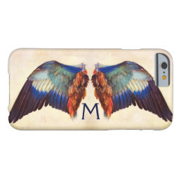 WINGS OF AN EUROPEAN ROLLER MONOGRAM BARELY THERE iPhone 6 CASE