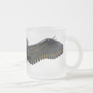 Wings of Anarchy Frosted Glass Mug