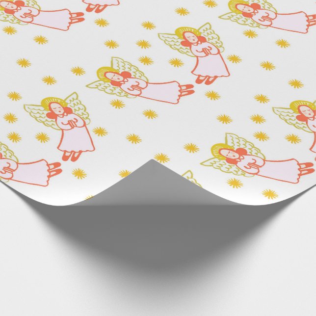Wings of Angels Wrapping Paper (Corner)