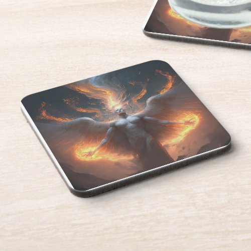 Wings of Ash and Light Beverage Coaster