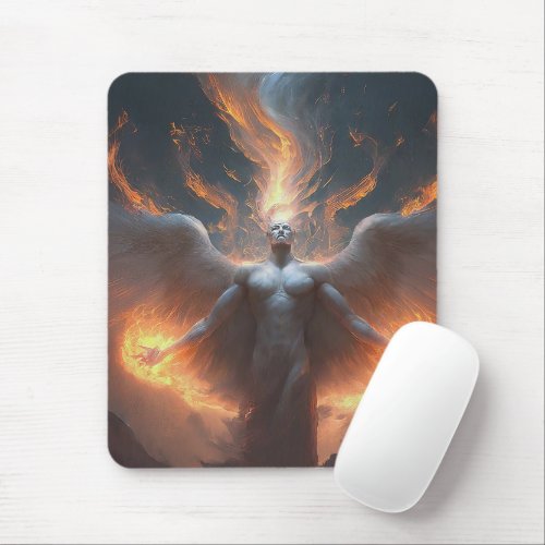 Wings of Ash and Light Mouse Pad