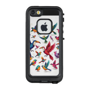 Wings of Color in Motion LifeProof FRĒ iPhone SE/5/5s Case