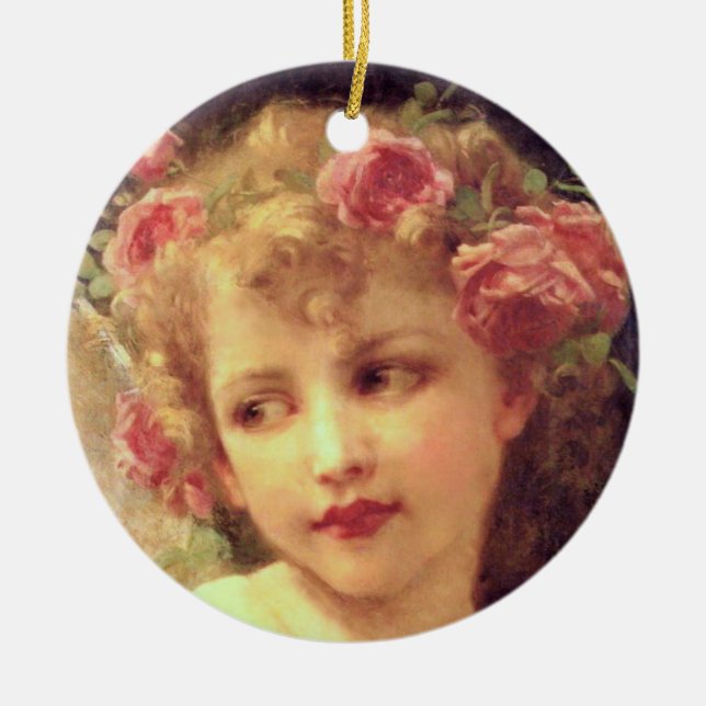Wings Of Desire - Guillaume Seignac Ceramic Ornament (Front)
