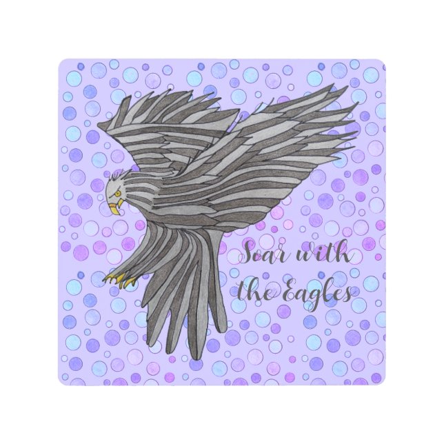 Wings of Eagles Metal Print (Front)