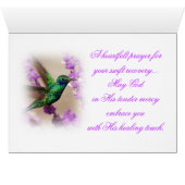 Wings of Faith Sparkling Violet-ears Hummingbird (Inside Horizontal (Bottom))