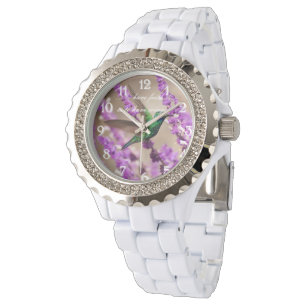 Wings of Faith Sparkling Violet-ears Hummingbird Watch