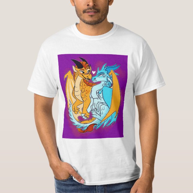 Wings Of Fire couple love cute T-Shirt (Front)