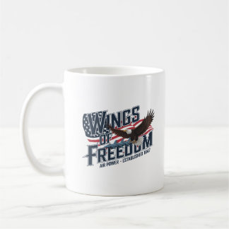 Wings of freedom coffee mug