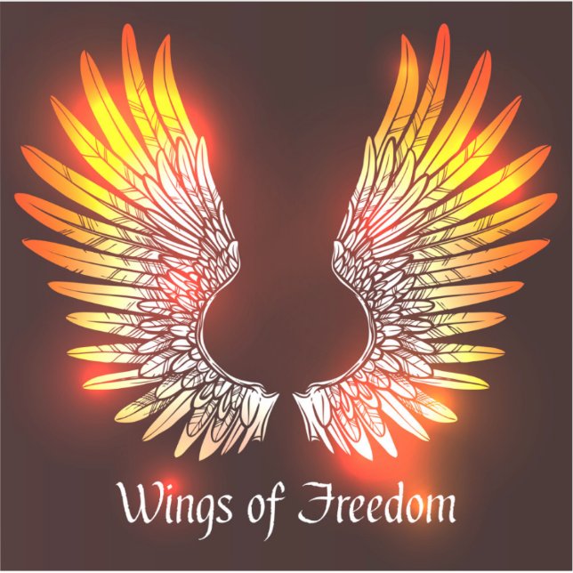 Wings of Freedom Sticker (Front)
