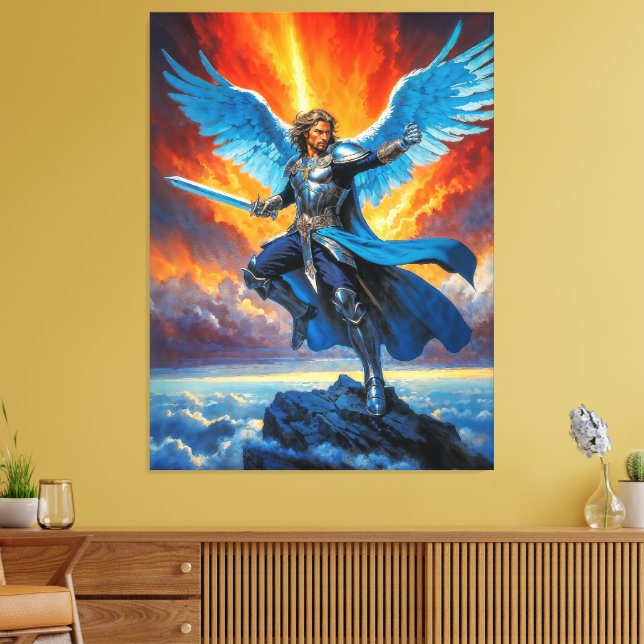 Wings of Glory Canvas Print (Insitu(LivingRoom))