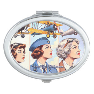 Wings of Her Own compact Mirror