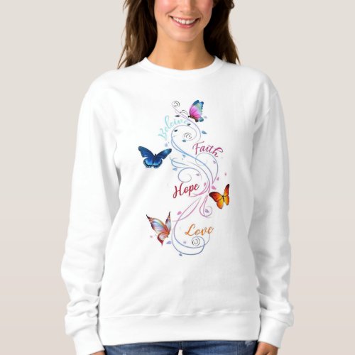 Wings of Hope and Love Sweatshirt