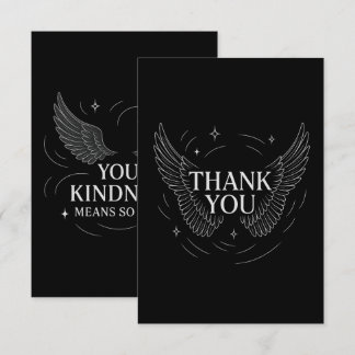 Wings of Kindness Thank You Card