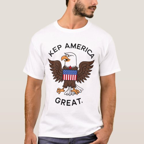 Wings of Liberty Eagle Tribute T_Shirt