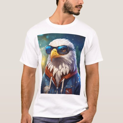 Wings of Liberty Eagles Pride Freedom Soars T_Shirt