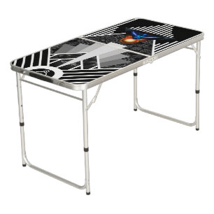 Wings Of Lightning Deco Mech Flare Ping Pong Table