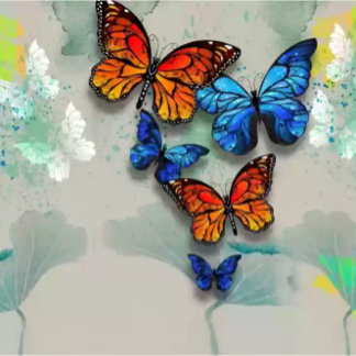 "Wings of Love Greeting Card" Thank You Card