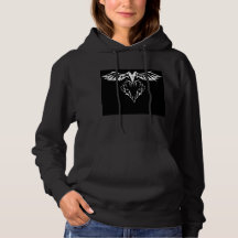 Wings of love hoodie womens