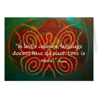 Wings of Love-Rumi and Poetic Art Cards