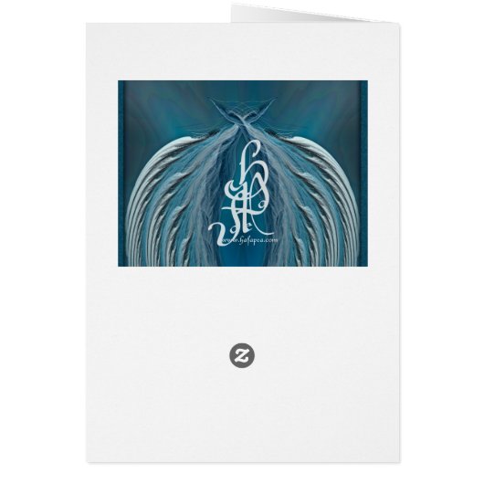 Wings of Peace Abstract Art (Back)