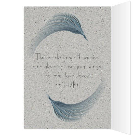 Wings of Peace Abstract Art (Inside (Left))