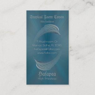 Wings of Peace Abstract Art Business Card
