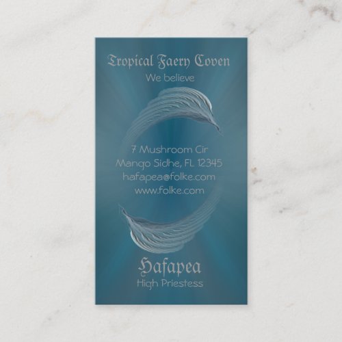 Peace Standard Card Business Card Template