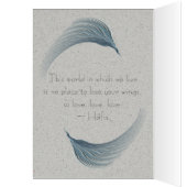 Wings of Peace Abstract Art Cards (Inside (Left))