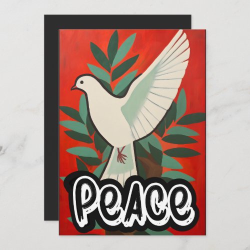 Wings of Peace and Justice سلام Invitation