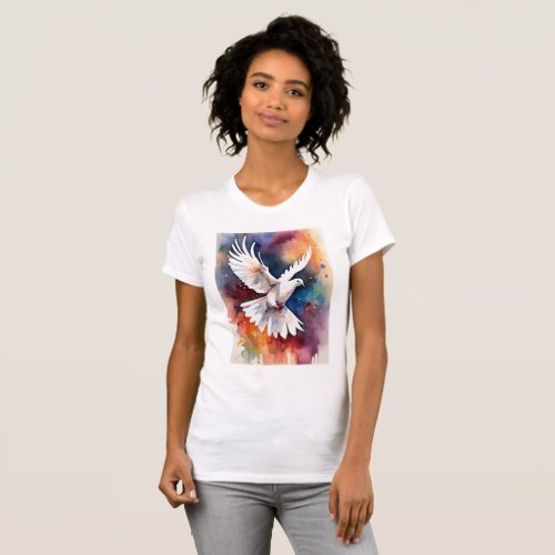 Wings of Peace Apparel Embrace Hope and Harmony T_Shirt