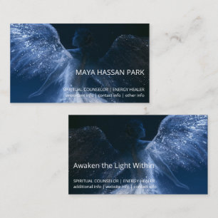 Wings of Starlight Winged Angel Business Card