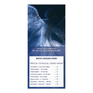 Wings of Starlight   Winged Angel Rack Card