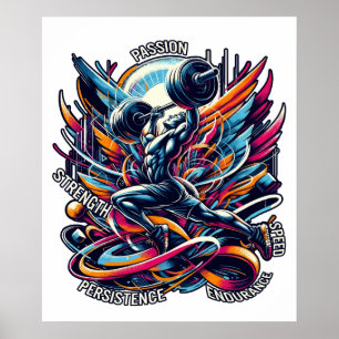 Wings of Strength Passion Power and Persistence Poster