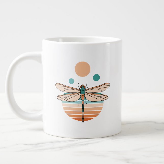 Wings of Sunset Giant Coffee Mug (Left)
