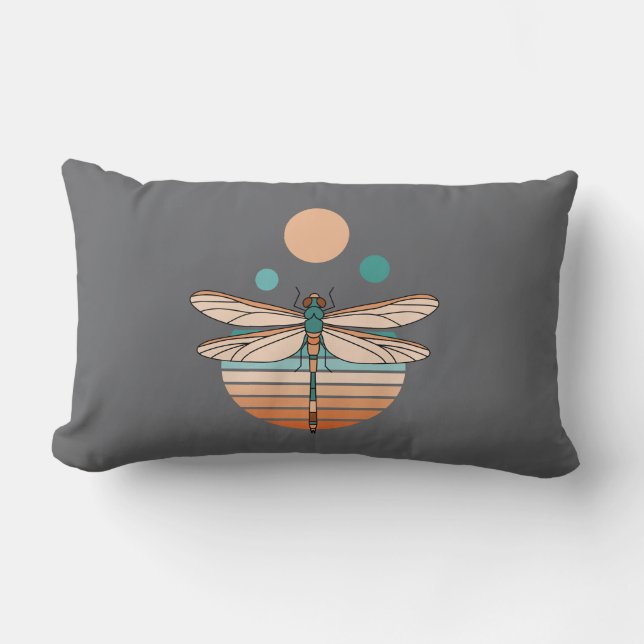 Wings of Sunset Lumbar Pillow (Front)