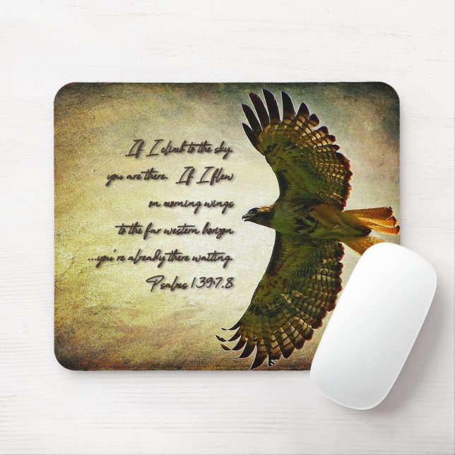 Wings of the Morning Inspirational Mouse Pad (With Mouse)