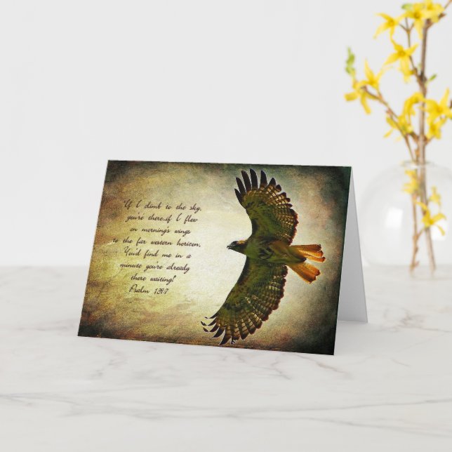 Wings of the Morning Textured Greeting Card (Yellow Flower)