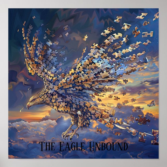Wings of the Wind Eagle Puzzle Poster (Front)
