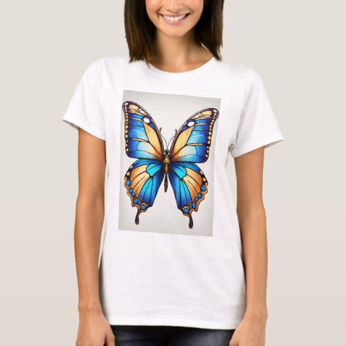 Wings of Transformation Butterfly T_Shirt Design