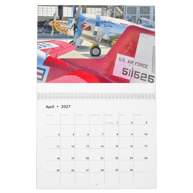 Wings of Valor: WWII Aircraft Calendar