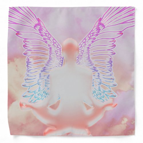Wings of Wellness Angelic_inspired Healing Space Bandana